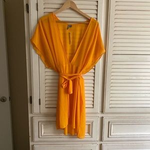 Shear Orange beach cover up